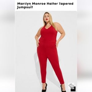 Marilyn Monroe Halter Jumpsuit by Torrid size 1